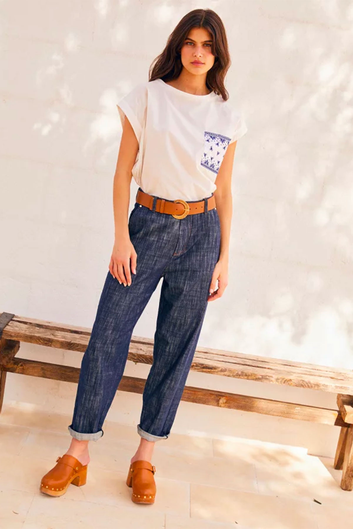 momoni pantalon jane denim