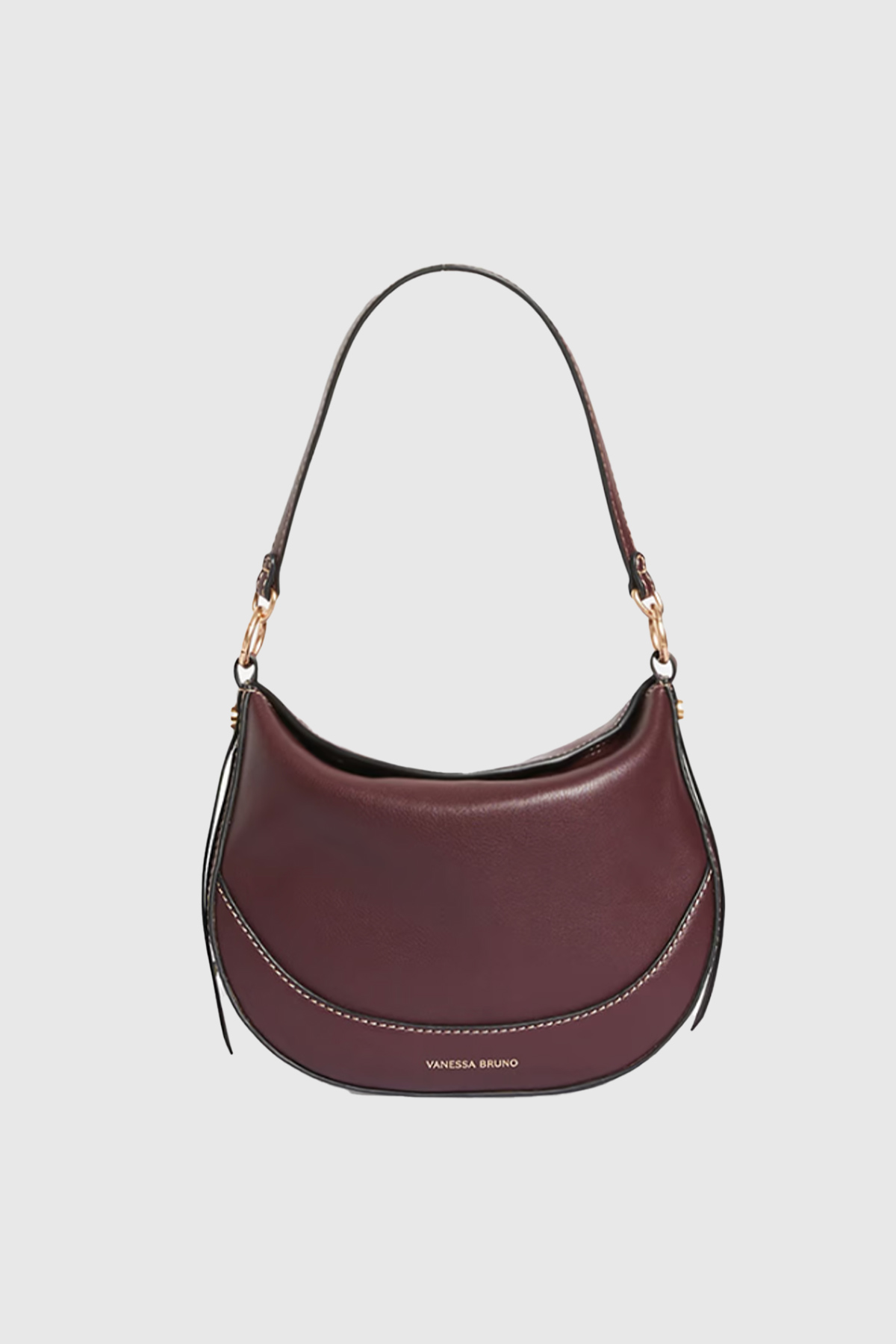 vanessa bruno sac mini daily bordeaux