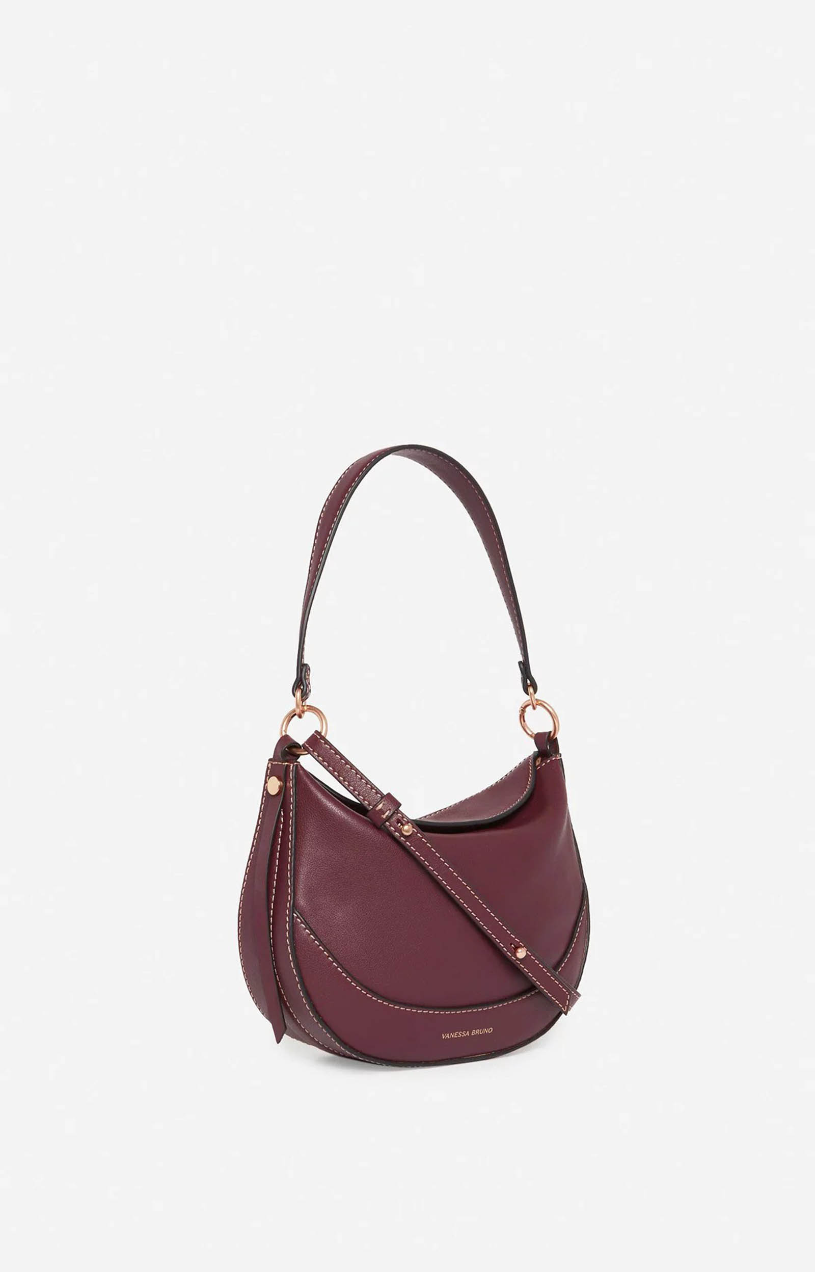 vanessa bruno sac mini daily bordeaux