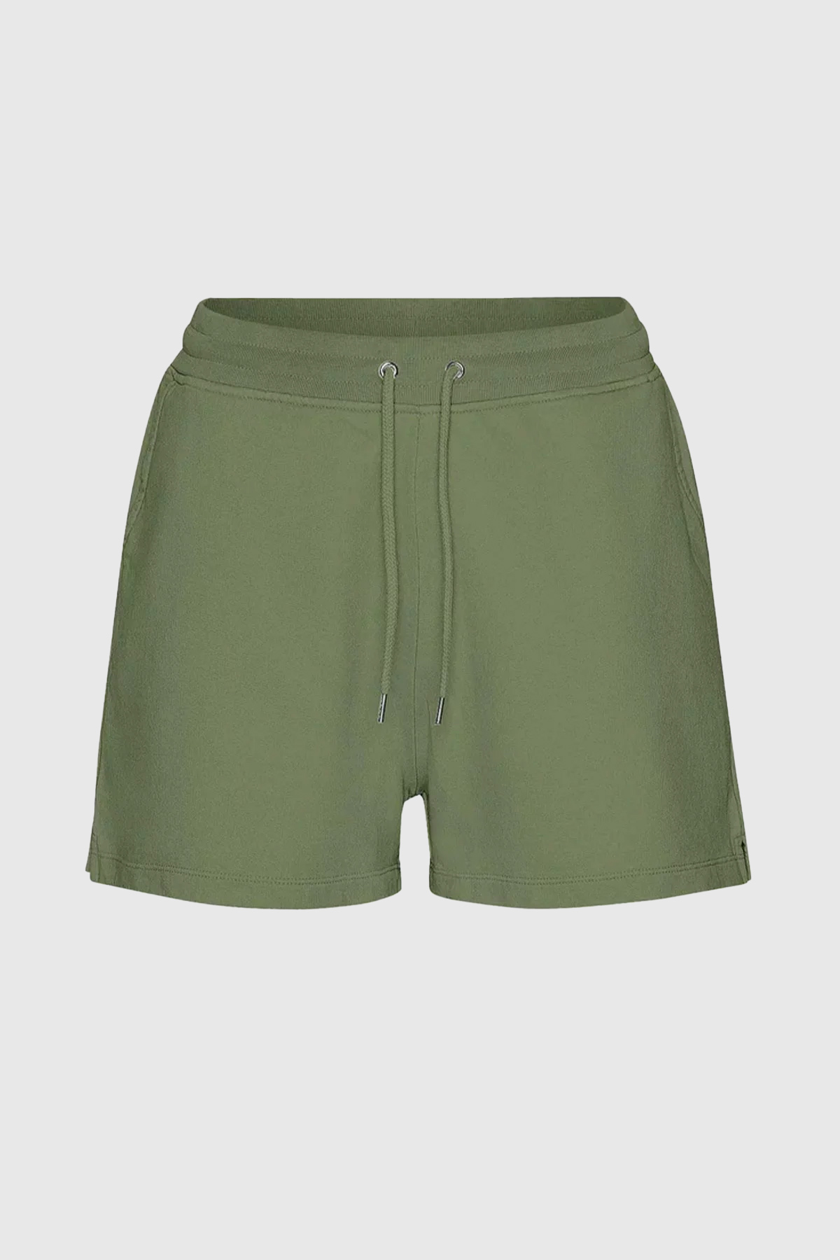 colorful standard short women organic sweatshorts dusty olive