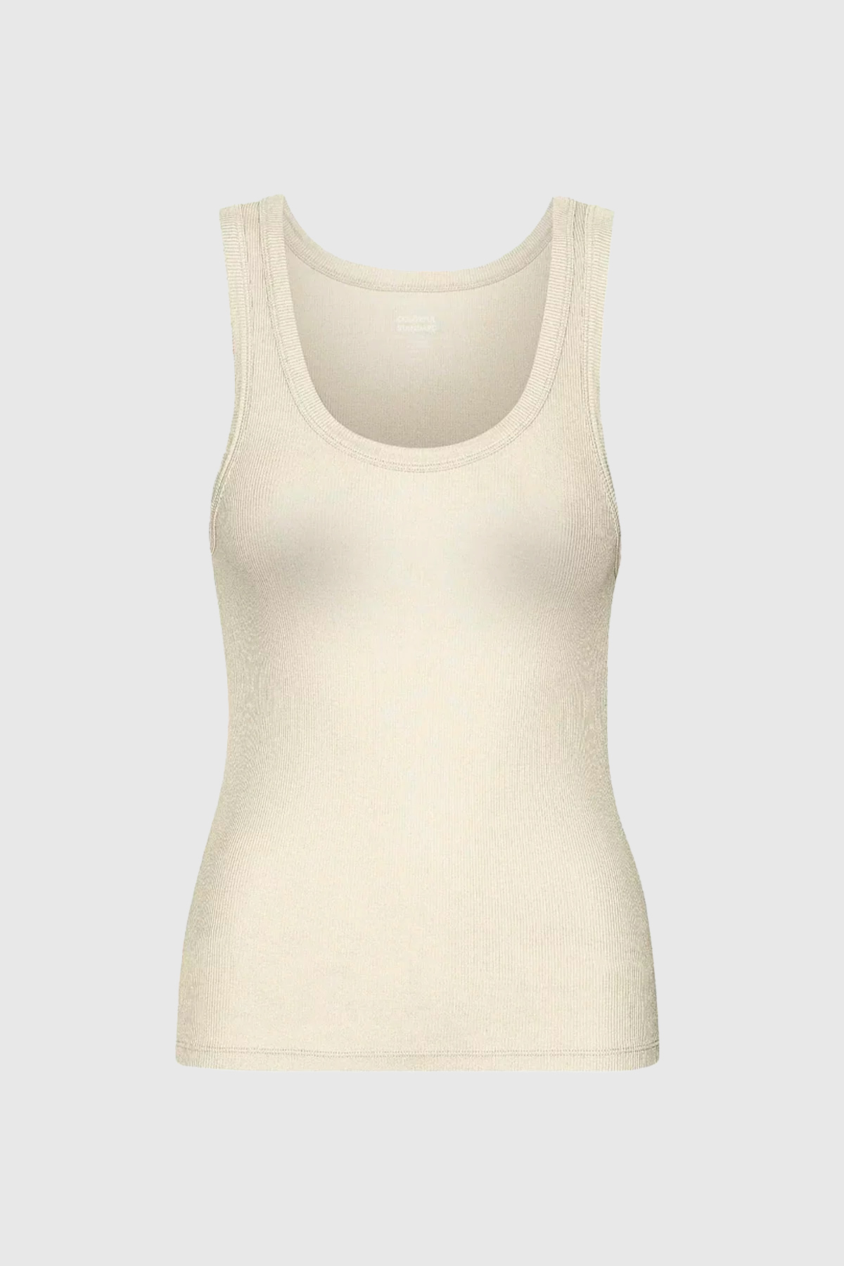 colorful standard top women organic rib tank ivory