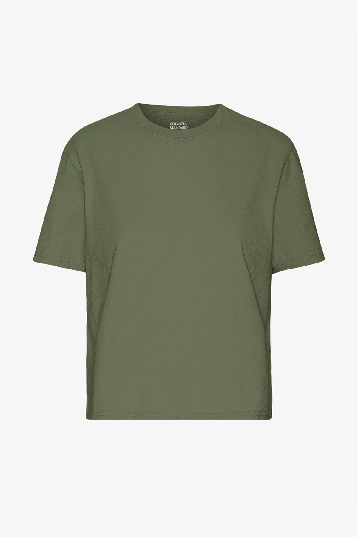 colorful standard t shirt organic broxy crop