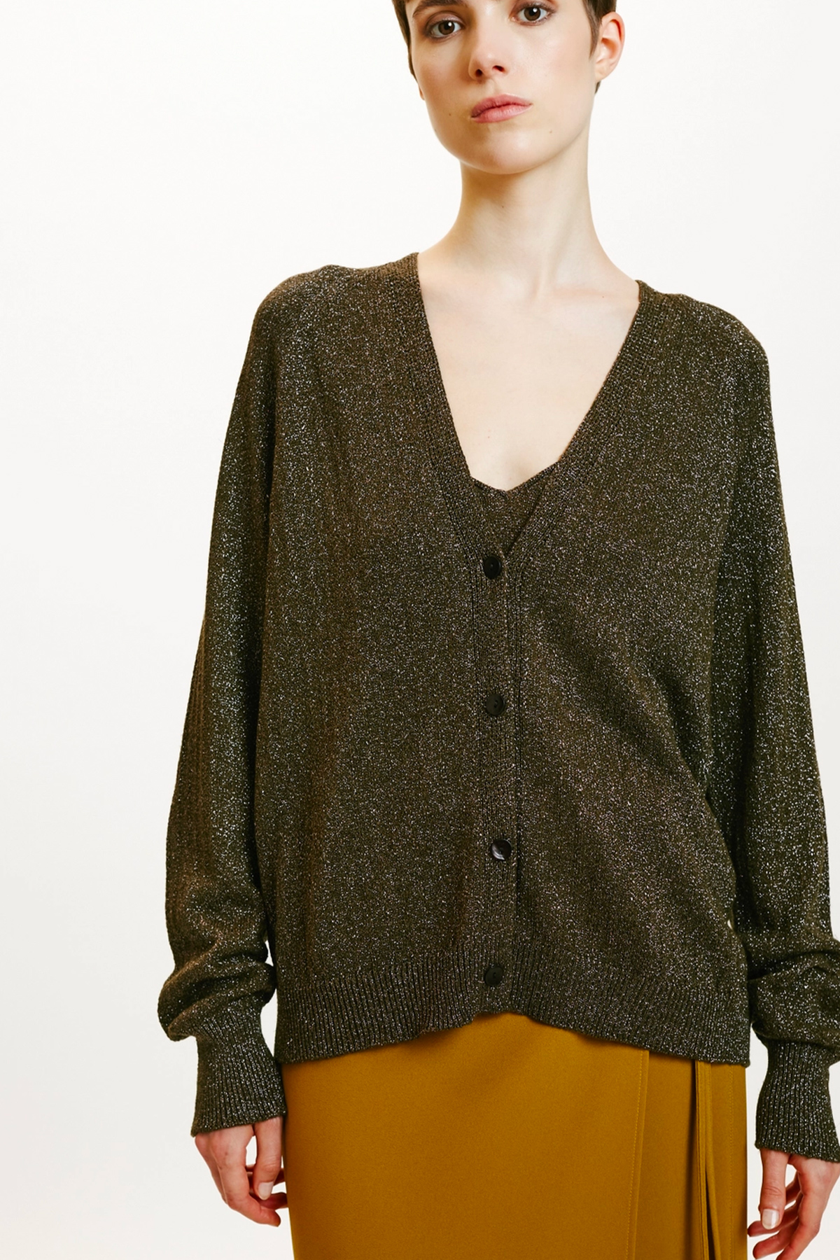 momoni cardigan shiro