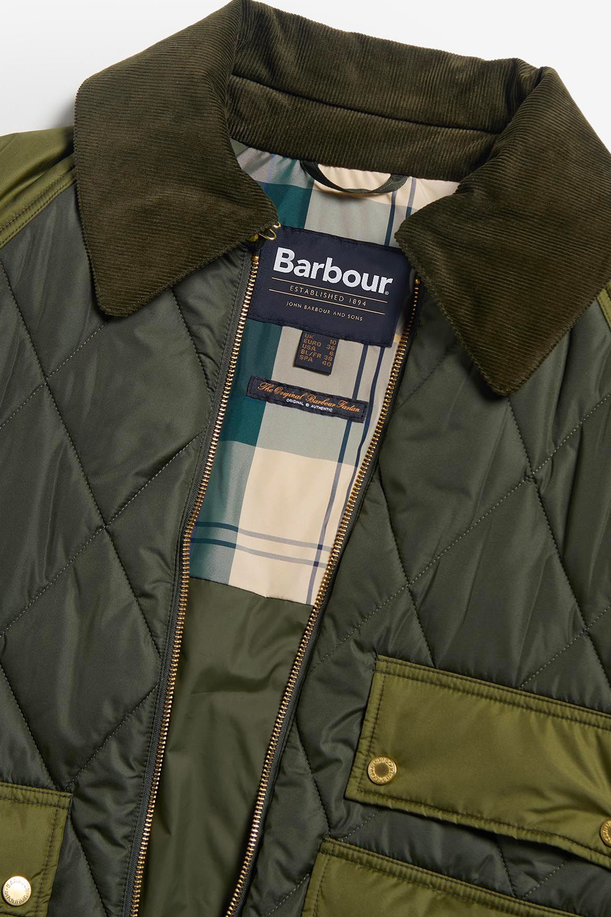 barbour veste milby quilt