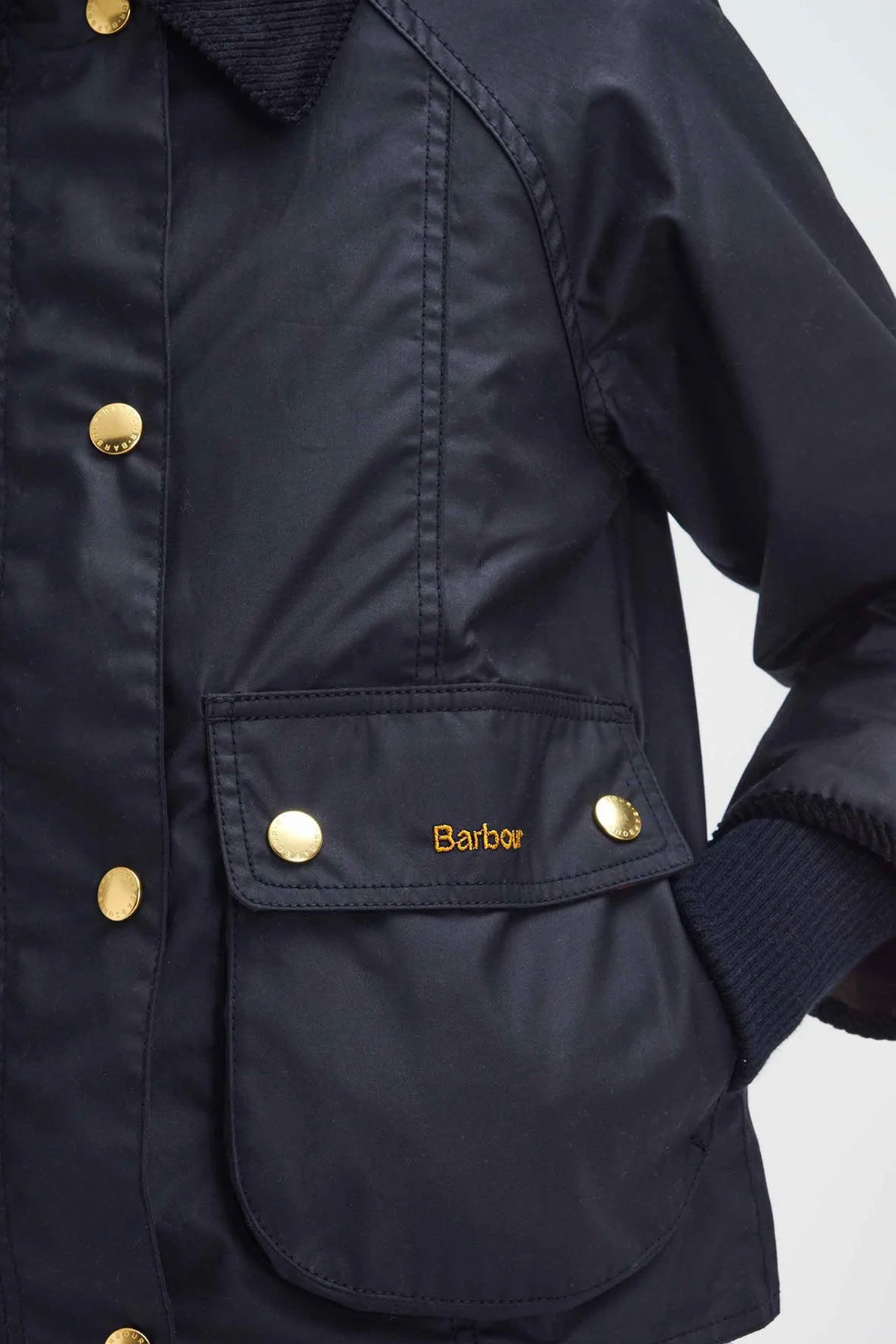 barbour veste crooped beadnell wax