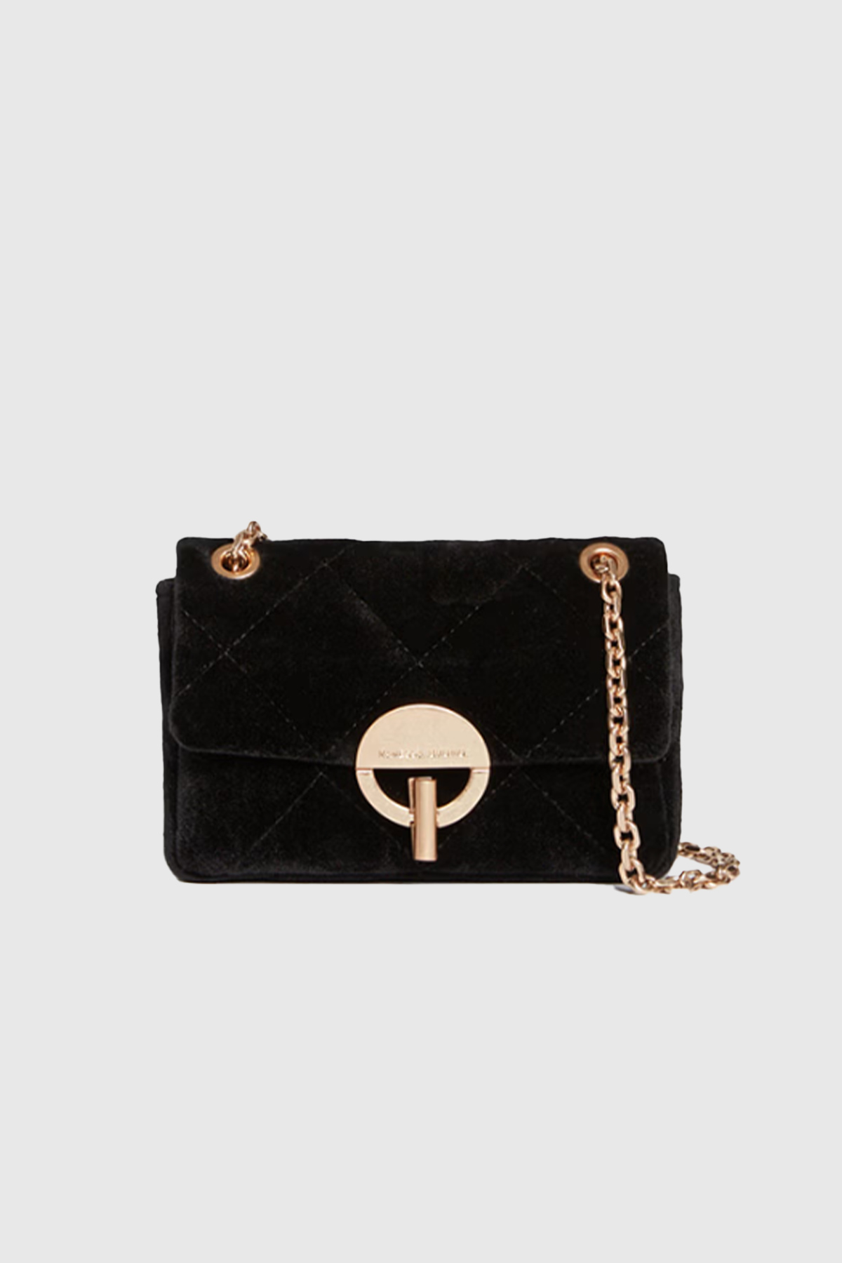 vanessa bruno petit sac moon en velours