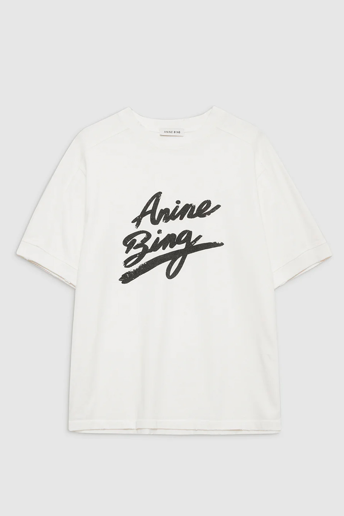 anine bing t shirt jaylin tee signature