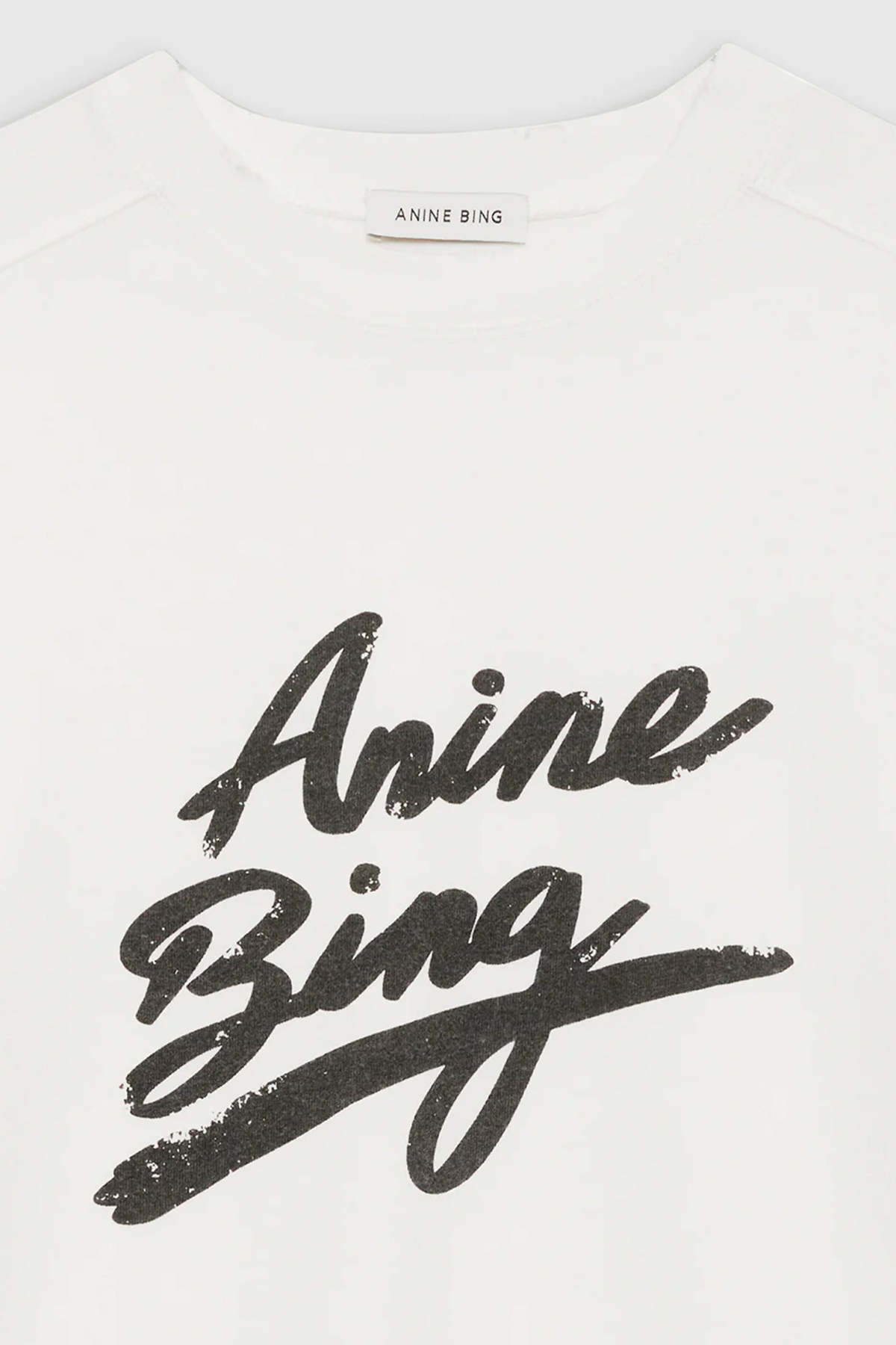 anine bing t shirt jaylin tee signature