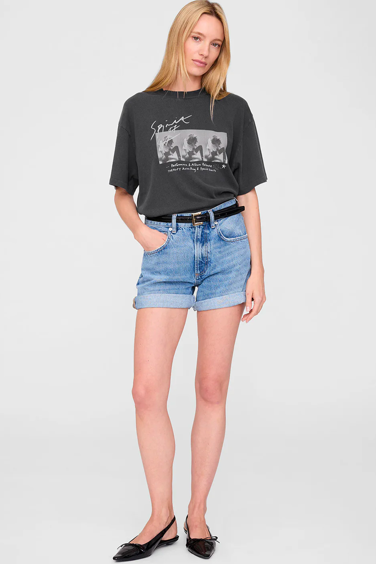 anine bing t shirt ashton tee concert