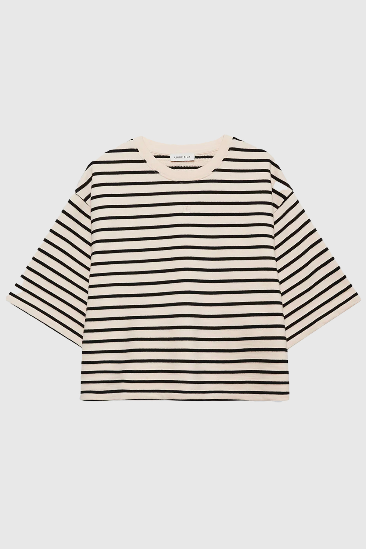 anine bing t shirt myers cropped tee