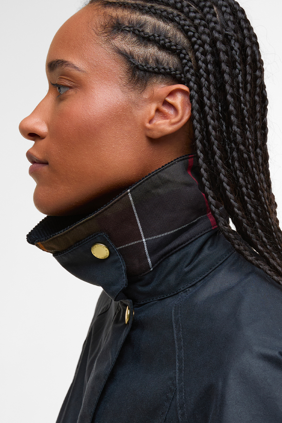 barbour veste cropped beadnell wax