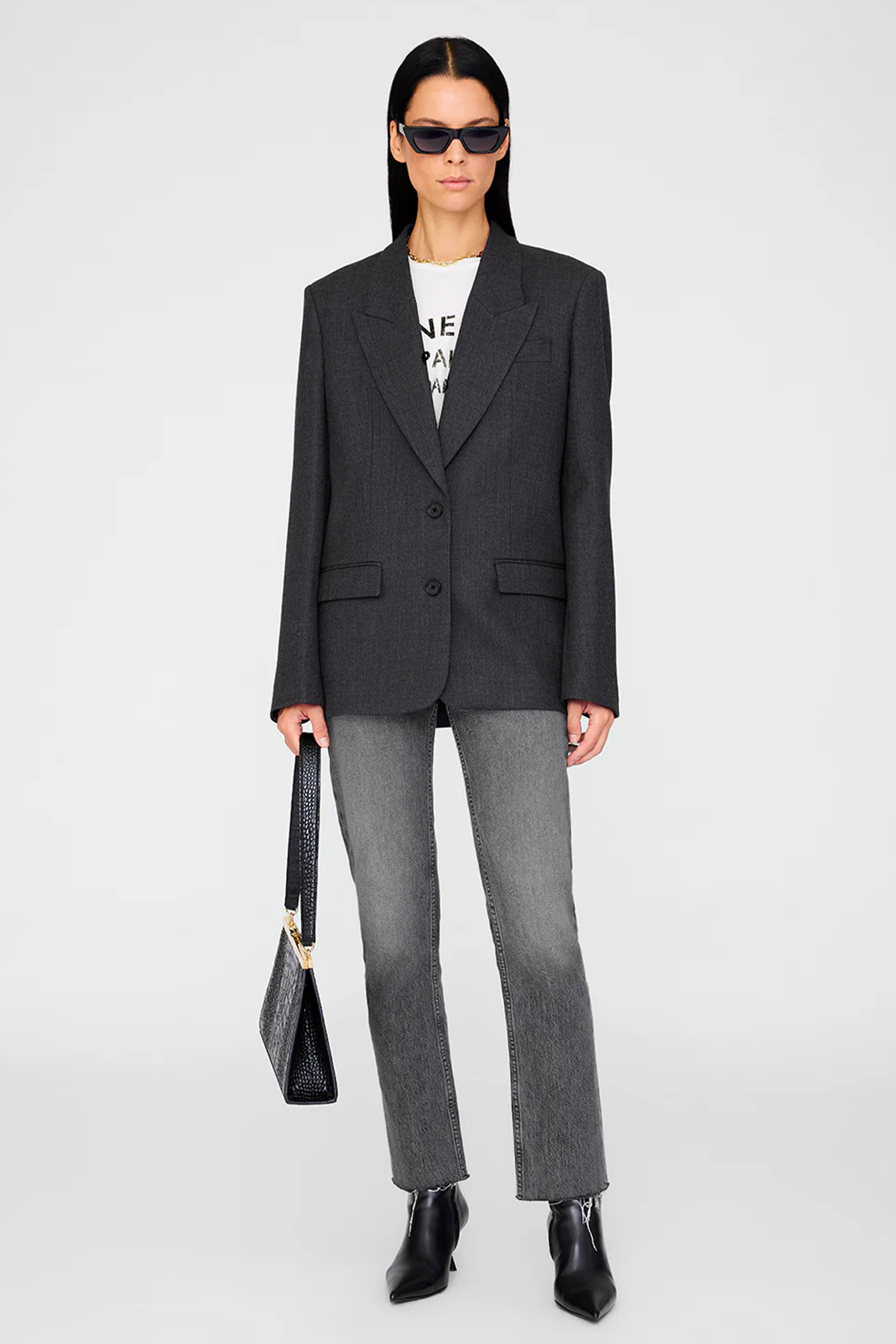anine bing blazer ross single