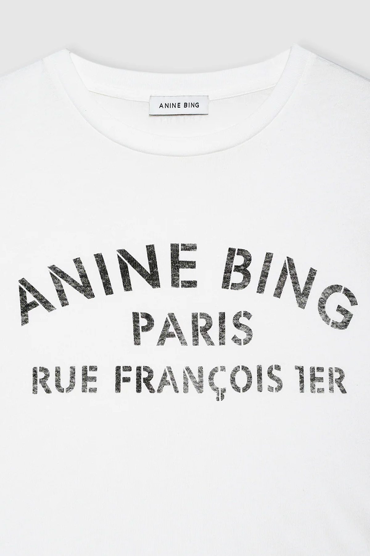 anine bing t shirt cohen tee paris stencil