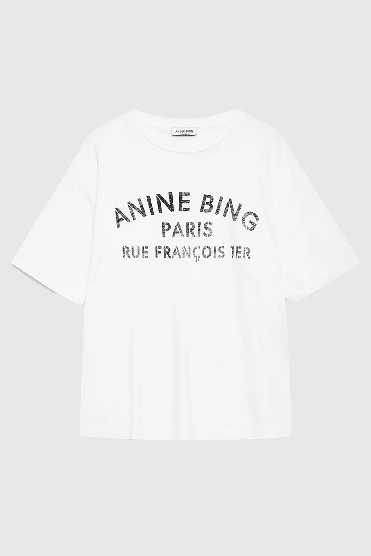 anine bing t shirt cohen tee paris stencil