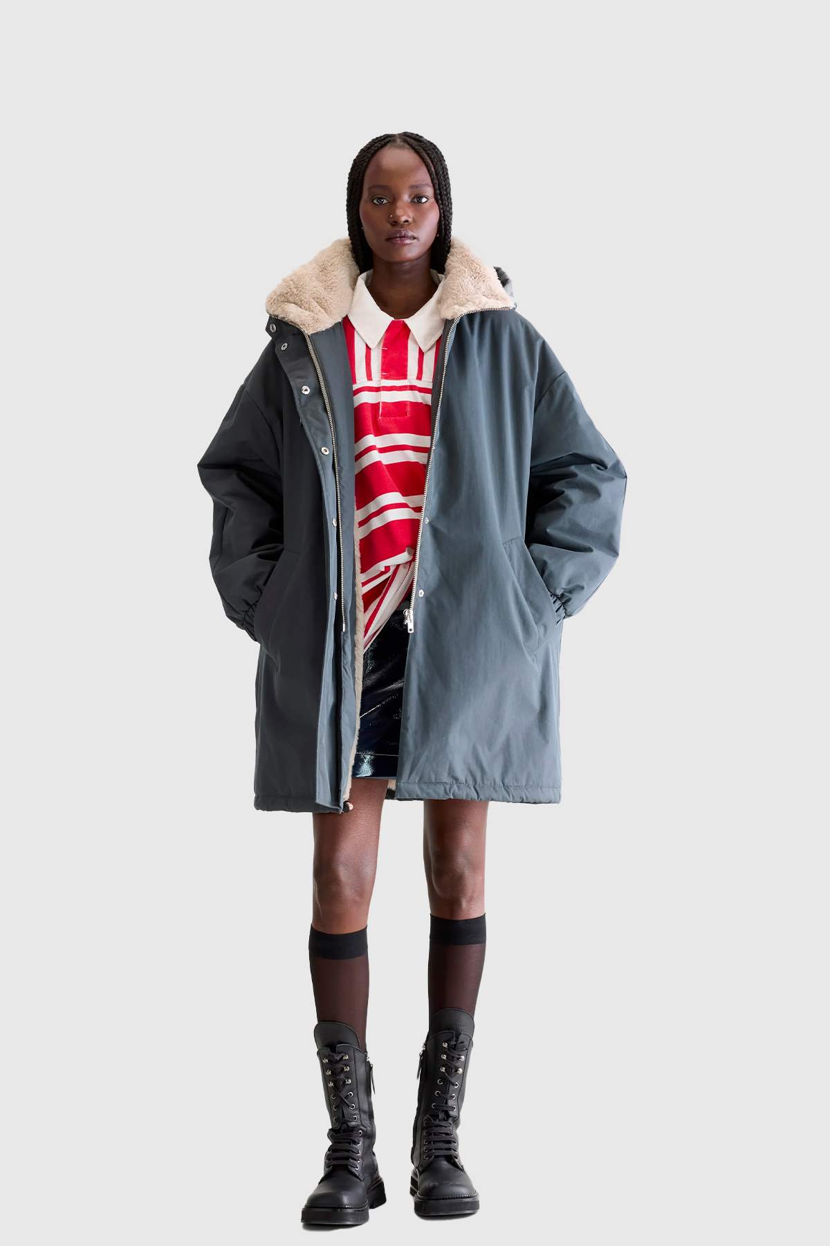 bellerose parka jade