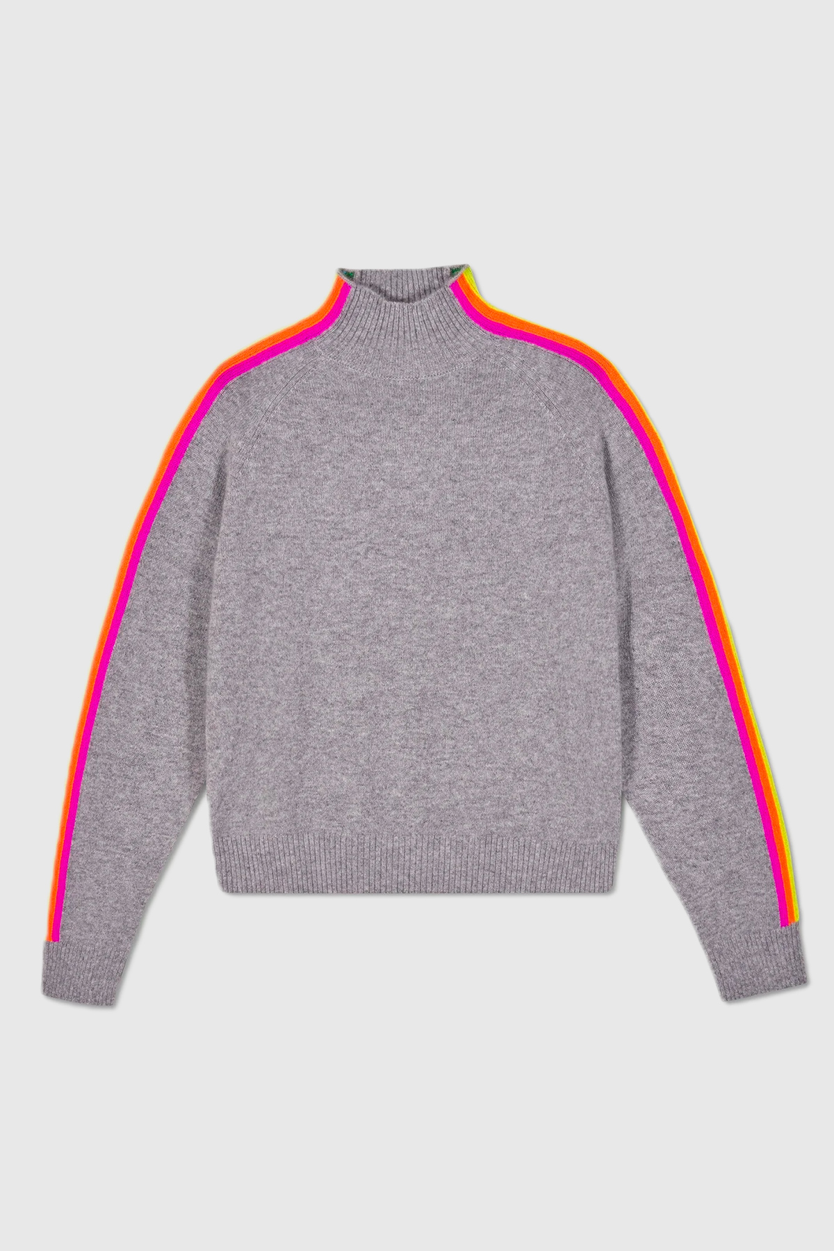 from future pull pull col montant bandes manches multico