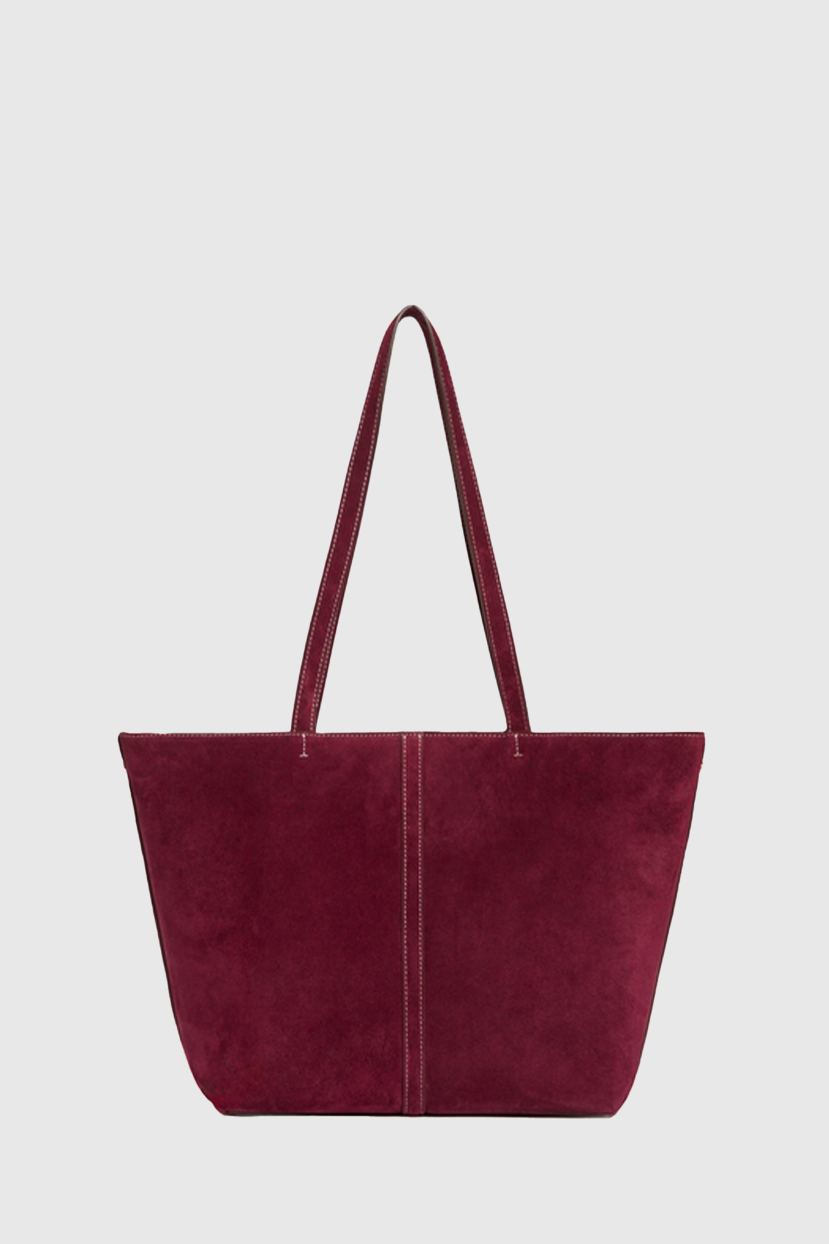 vanessa bruno petit cabas daily en cuir velours