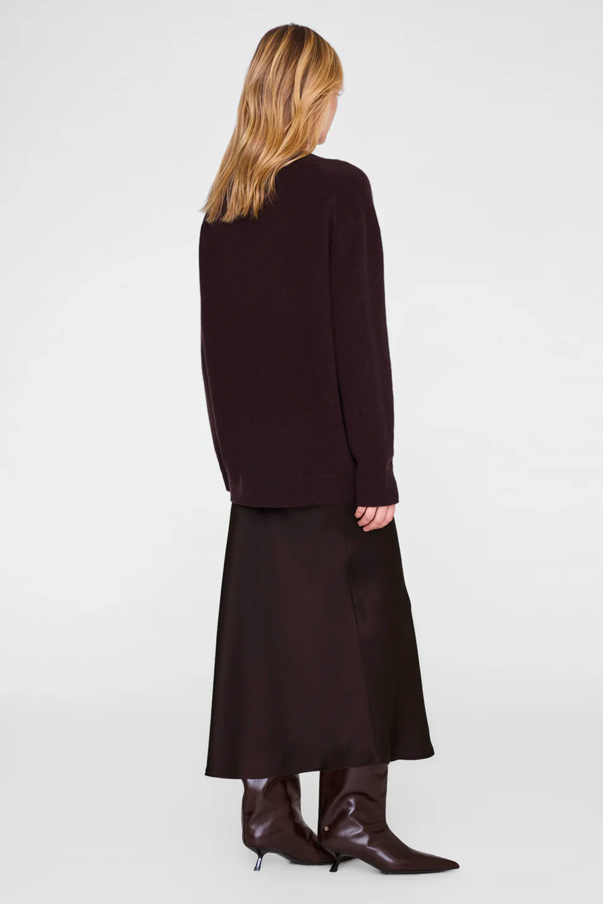 anine bing jupe bar silk