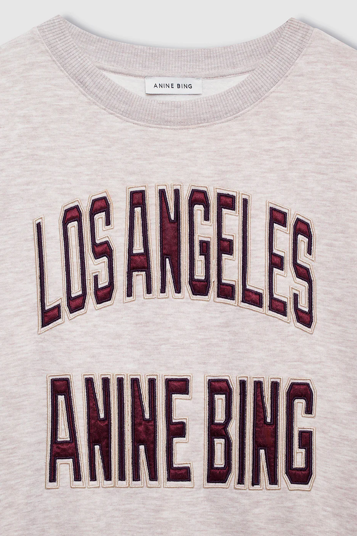 anine bing sweatshirt harry shrunken anine bing sweatshirt harry shrunken