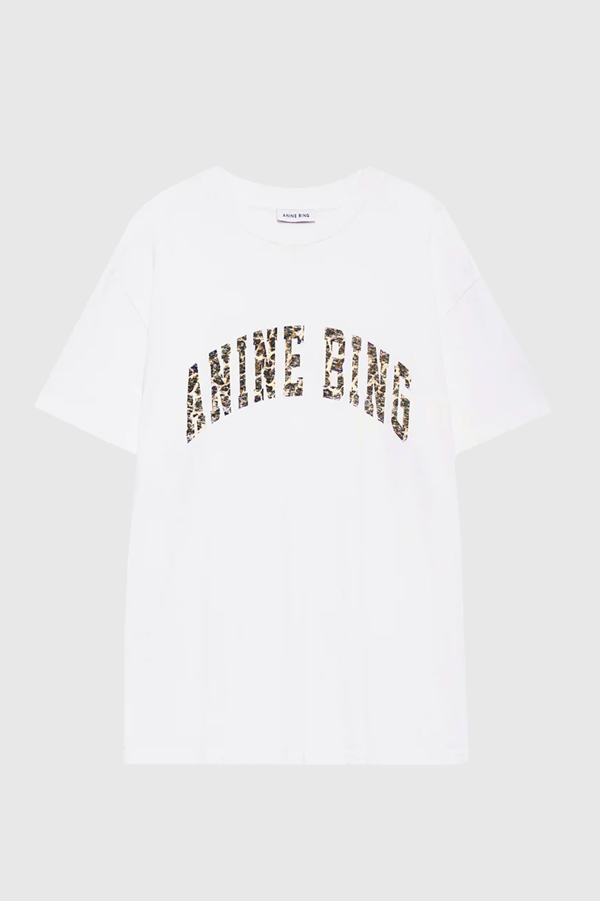 anine bing t shirt walker tee anine bing leopard