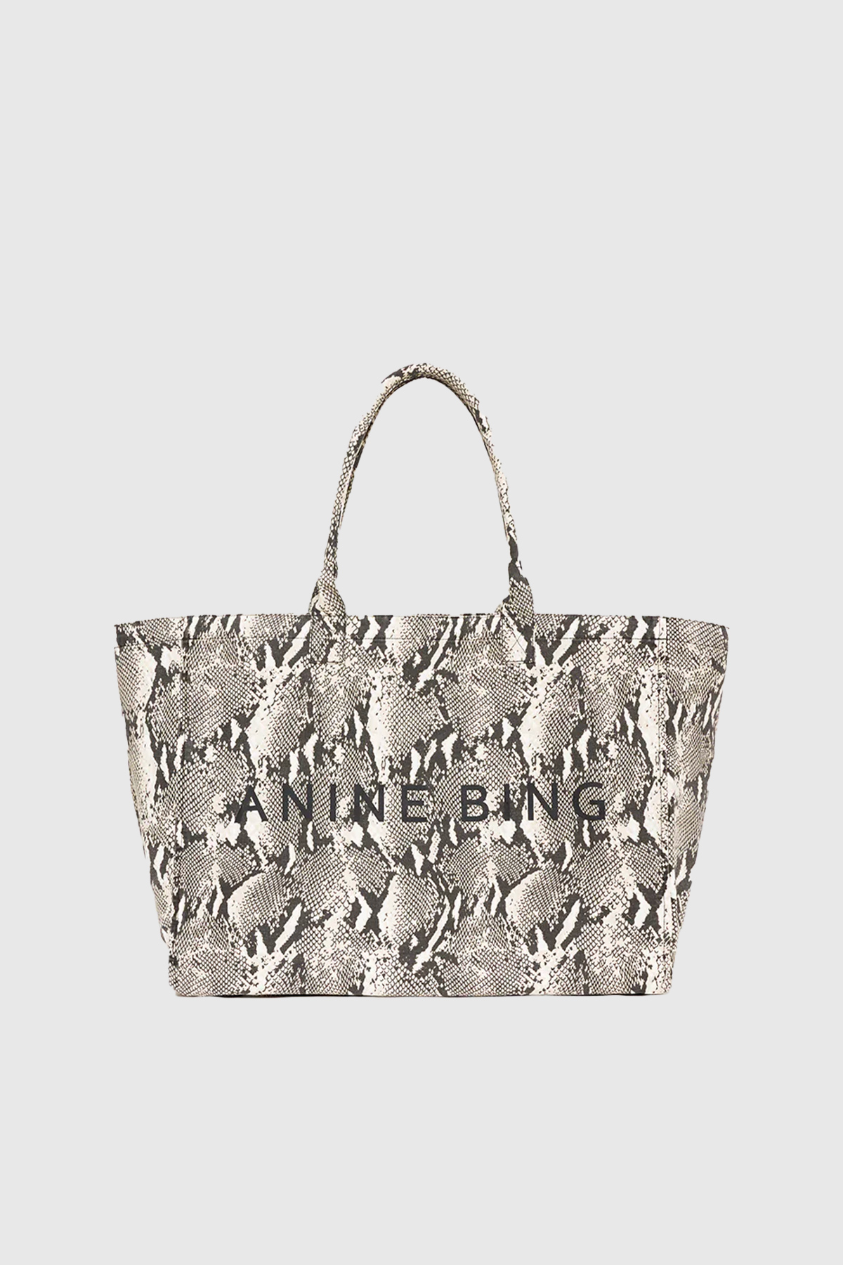 anine bing tote bag leo canvas