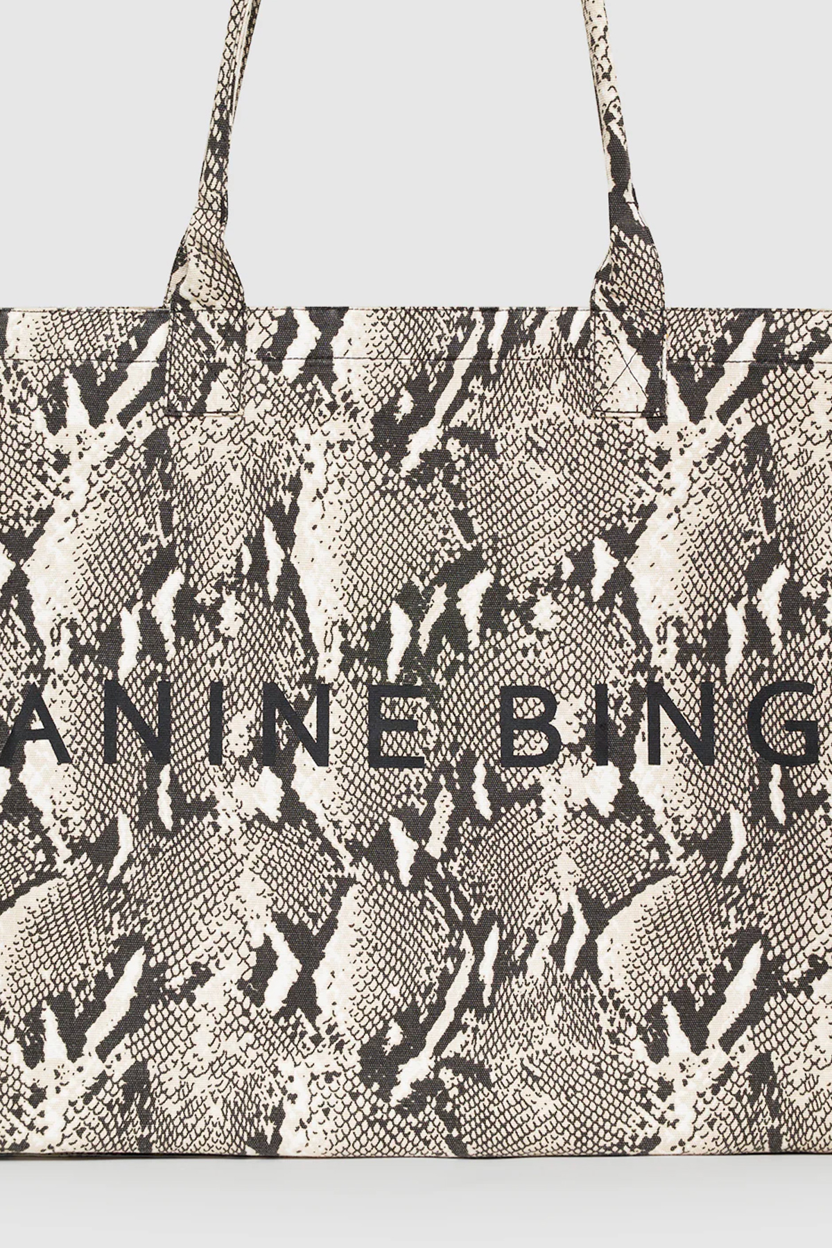 anine bing tote bag leo canvas anine bing tote bag leo canvas