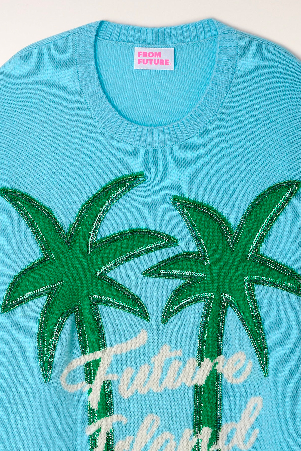 from future pull col rond palmiers