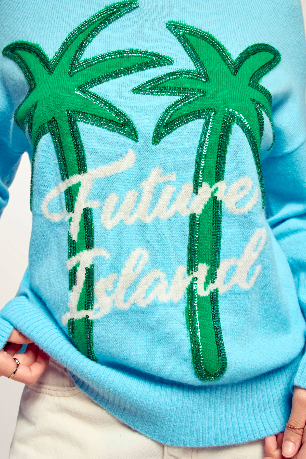 from future pull col rond palmiers