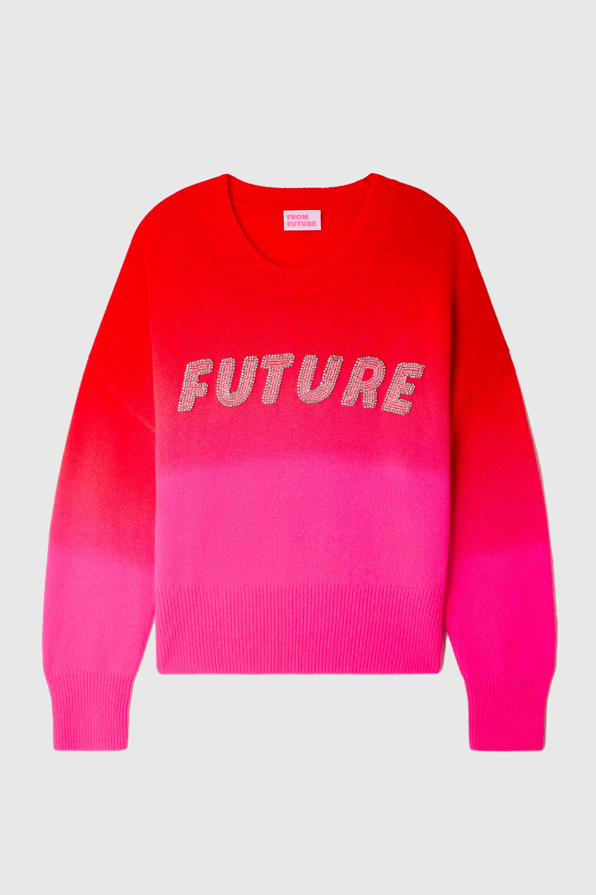 from future pull col rond à broderies"future"