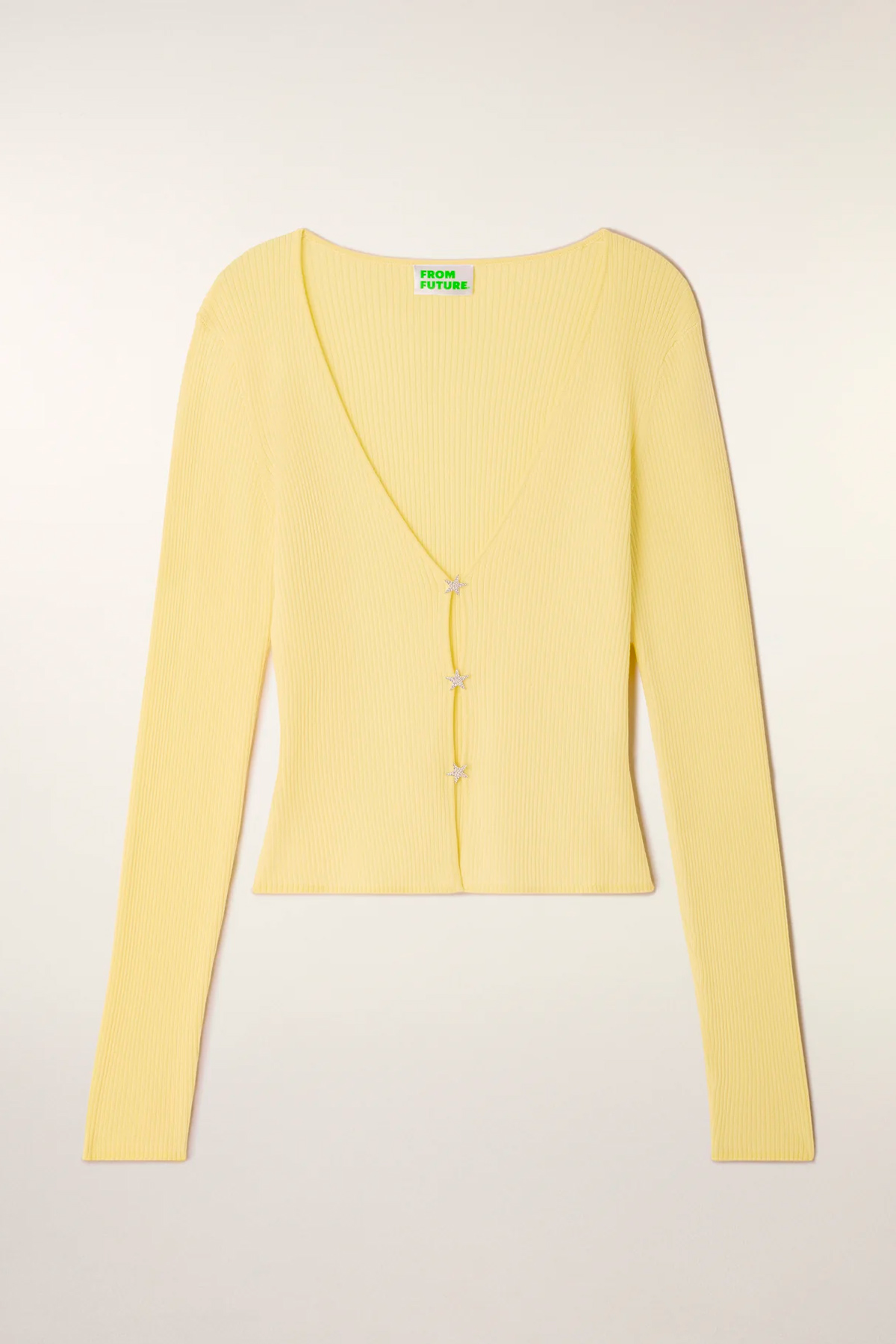 from future top col v boutons etoiles strass