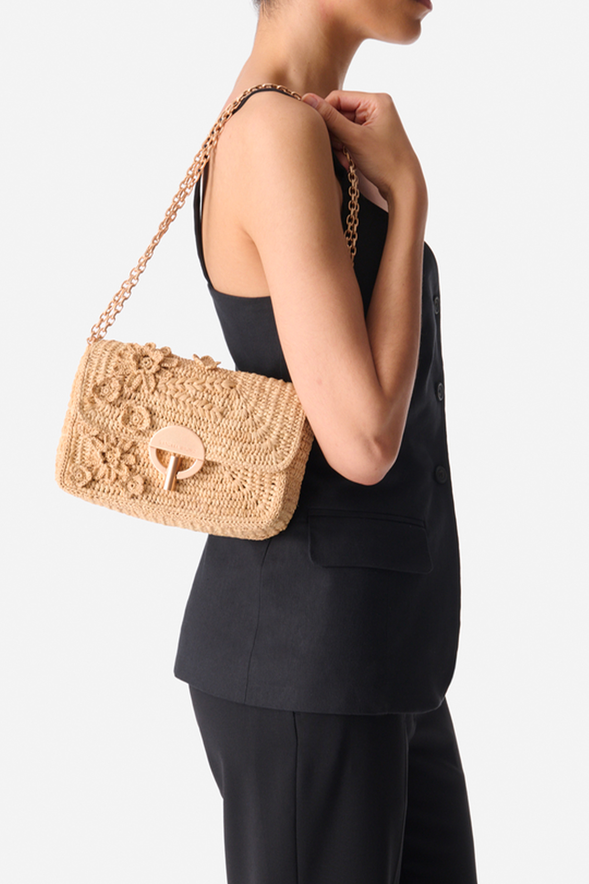 vanessa bruno sac moon moyen raphia vanessa bruno sac moon moyen raphia