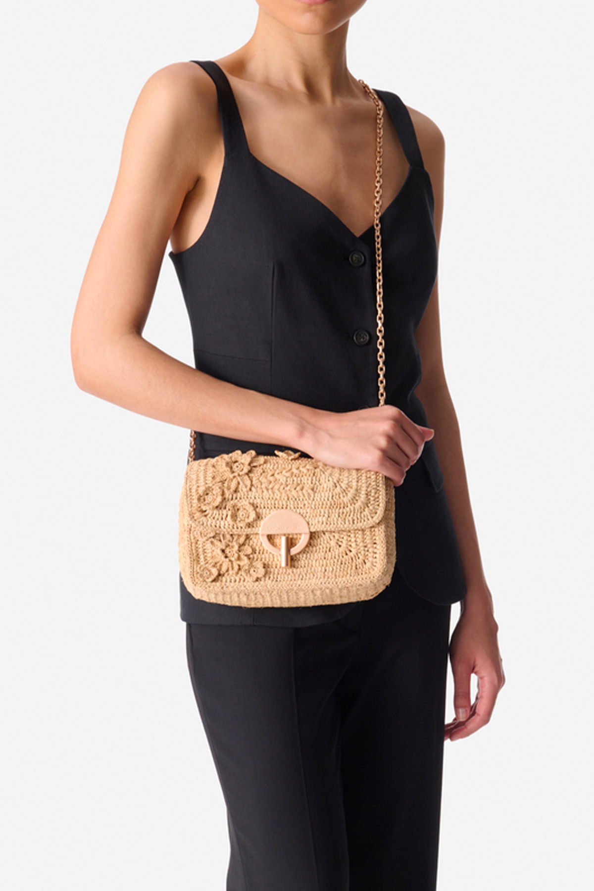 vanessa bruno sac moon moyen raphia vanessa bruno sac moon moyen raphia