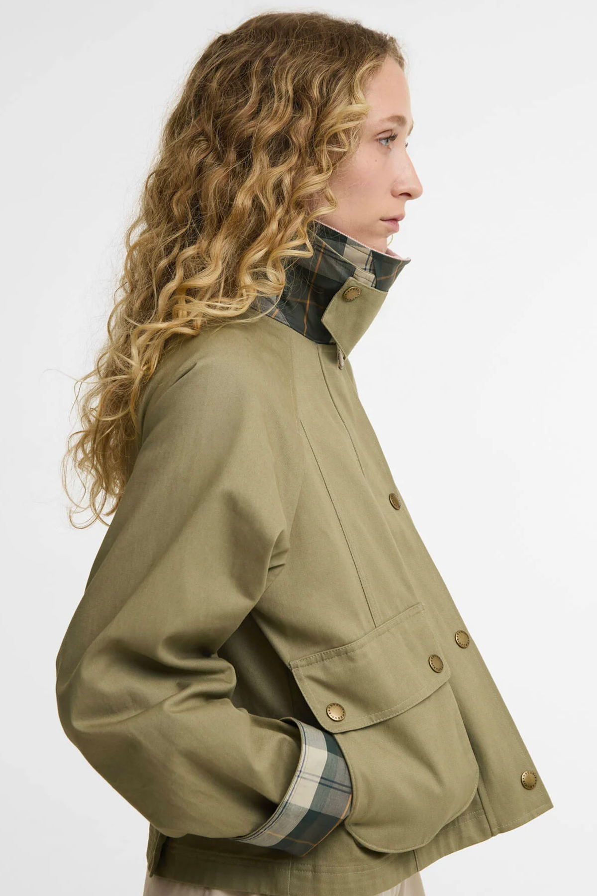 barbour veste crooped beadnell casual