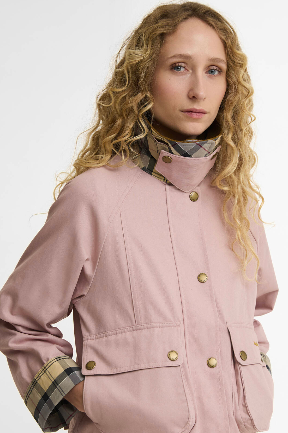 barbour veste cropped beadnell casual